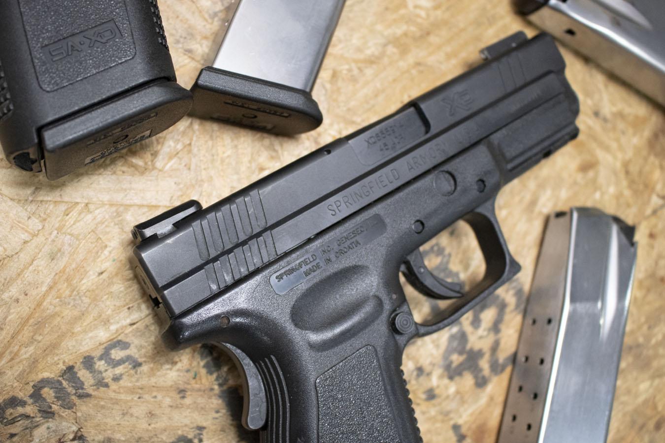SPRINGFIELD XD-45 Full Size 45ACP Police Trade-In Pistols (Good Condition)